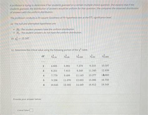 Solved A Professor Is Trying To Determine If Her Students Chegg