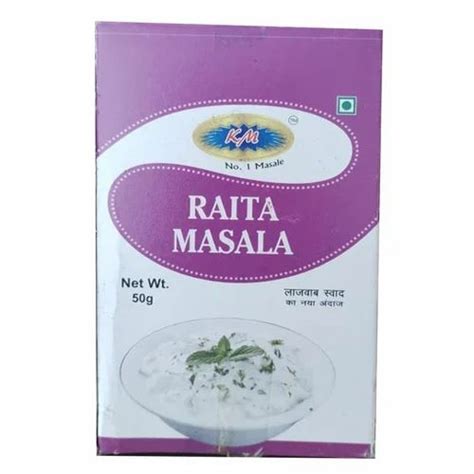 Km Raita Masala Powder Packaging Size G Packaging Type Box At