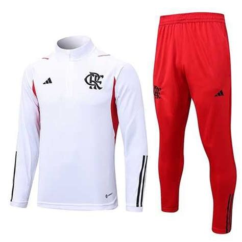 Kit De Treino Flamengo Branco Yousoccer