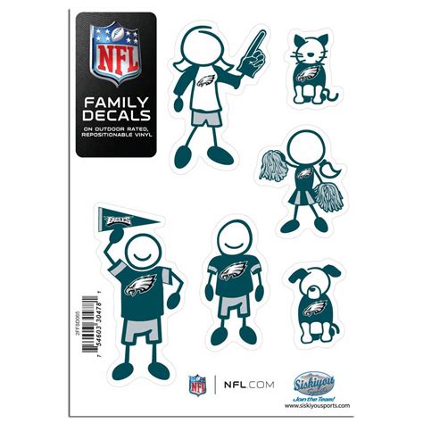 Family Car Decals - Philadelphia Eagles | Superior Auto Extras