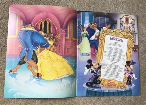 Walt Disney S World On Ice Beauty The Beast Etsy