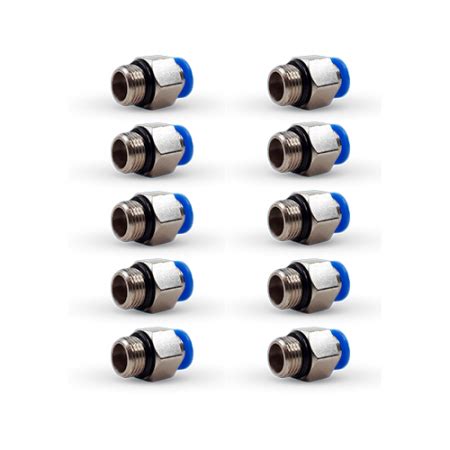 50 Peças Conector Engate Rápido Tubo Pu 4mm