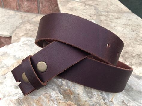 Brown Leather Belt Strap - Etsy