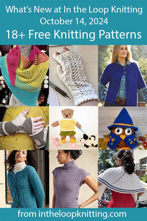 What S New Free Knitting Patterns At In The Loop Knitting Patterns For