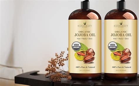 Amazon Handcraft Blends USDA Organic Jojoba Oil 28 Fl Oz 100