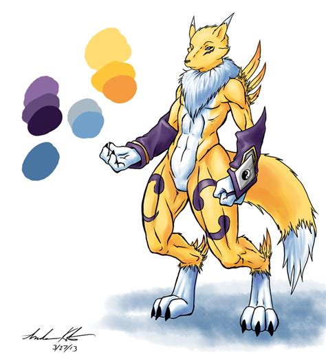Digimon Renamon And Rika Hot