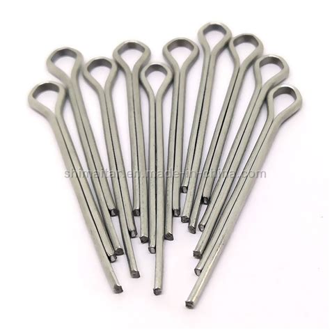 Customized Zinc Plated Silver Split Cotter Pins Made In China China