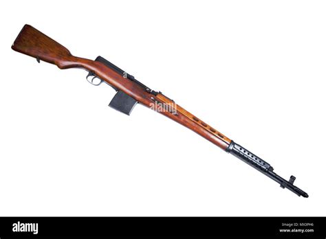 USSR at WW2 Soviet infantry SVT rifle Tokarev system Stock Photo - Alamy