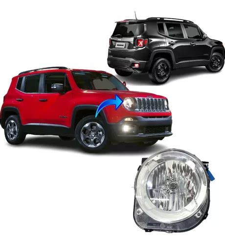 Farol Jeep Renegade Lado Direito 2015 A 2021 Original Mopar