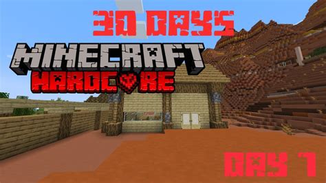 Day Days Hardcore Minecraft Challenge Youtube