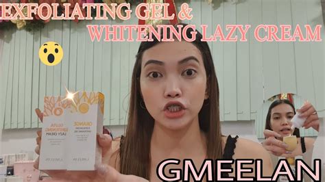 GMEELAN EXFOLIATING GEL WHITENING LAZY CREAM PHILIPPINES YouTube