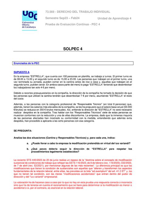 Solpec Semestre Sep Feb Unidad De Aprendizaje