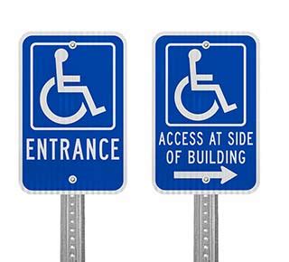 Buy Custom Handicap Parking Signs Orders Over Ship Free