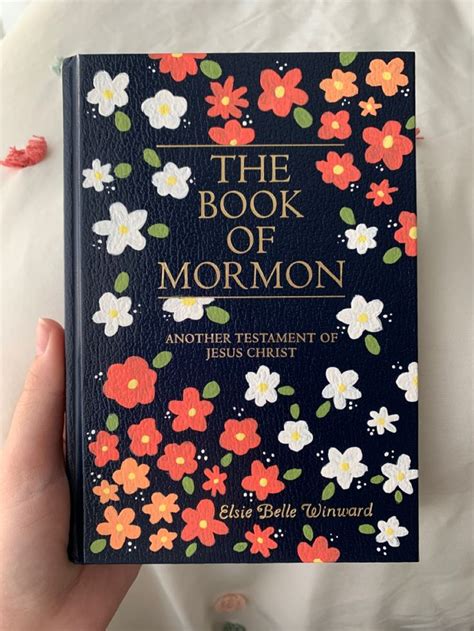 Painted Book Of Mormon Book Of Mormon Painted Books Lds Crafts