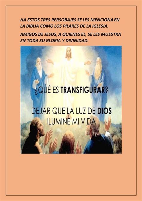 Fiesta De La Transfiguracion Del Senor PDF