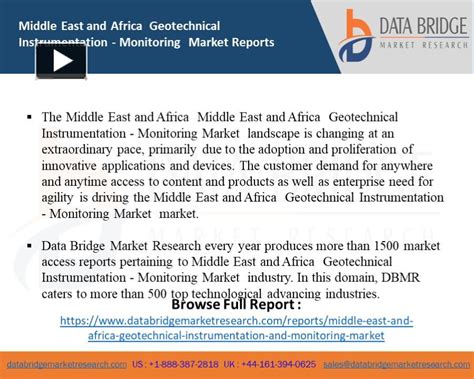 Ppt Middle East And Africa Geotechnical Instrumentation And