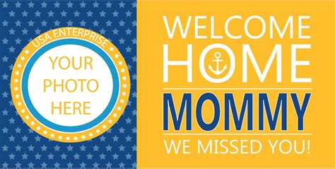 Banner Buzz Make It Visible Welcome Home Mommy We Missed