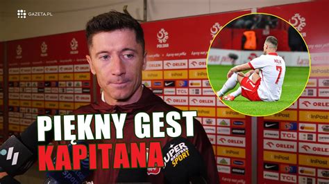 Robert Lewandowski zszedł z Milikiem do szatni Teraz ujawnia YouTube