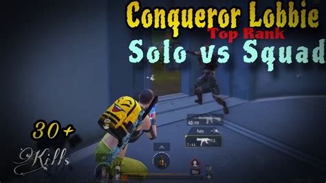 Playing Solo Vs Squad In Top Arbi Conqueror Lobbai Must Watch