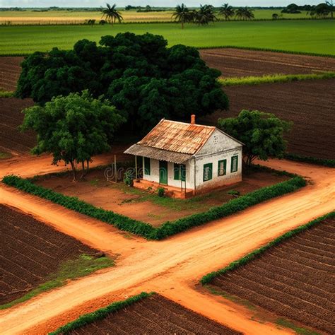 Fictional Landscapes Of Lavender Fields Farms And Agriculture Made