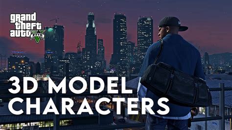 Gta V Characters Free 3d Models Rigged Download Youtube