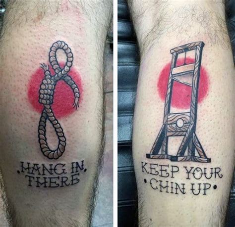 Gothic Guillotine Tattoo Designs For Men