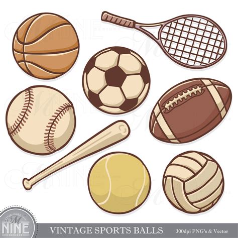 People Playing Sports Clipart Balls