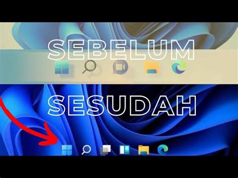 Taskbar windows 11 transparent begini trick cara membuat nya Видео