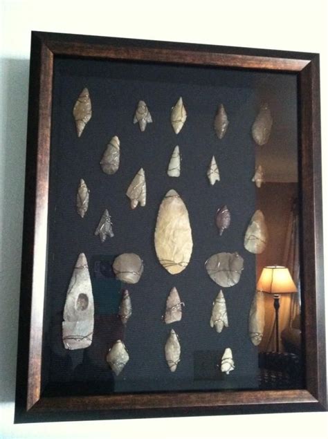 16 Best Arrowhead Display Images On Pinterest Crystal Collection