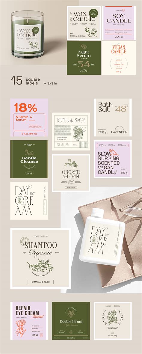 Cosmetics Label Collection on Behance