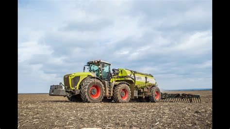 Claas Xerion Kaweco Double Twin Shift Slurry Injection Youtube