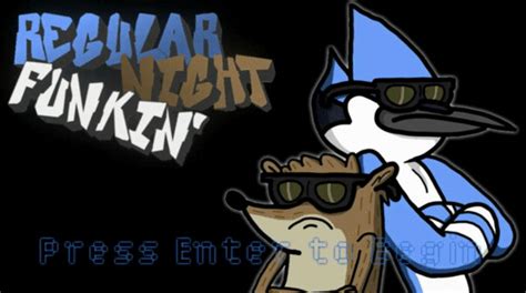 Regular Night Funkin Vs Mordecai And Rigby Friday Night Funkin