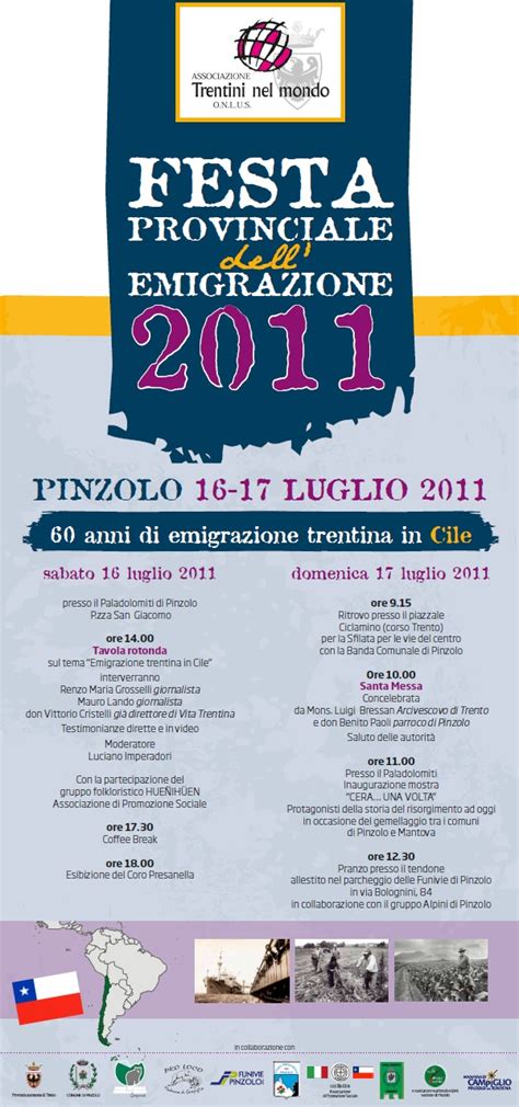 Festa Provinciale Dell Emigrazione A Pinzolo Campane Di Pinzolo It