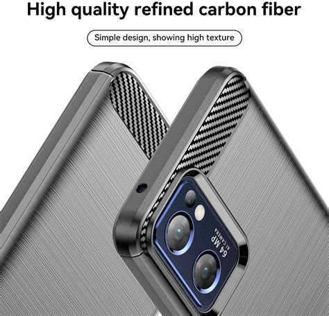 For Oppo Find X5 Lite 5G Case Carbon Fibre Gel Cover Ultra Slim