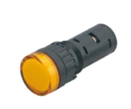 AD16 16 24 Y PILOTO AMARILLO LUMINOSO LED 24VAC DC DIAM 16MM MAT