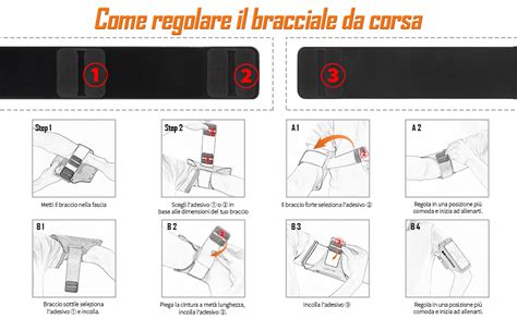 HAISSKY Fascia Da Braccio Portacellulare Con Titolare Airpods Per