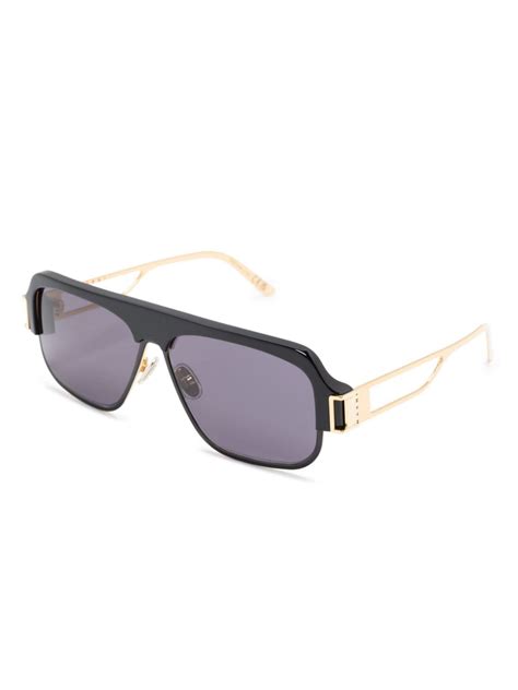 Marni Eyewear Gafas De Sol Burullus Con Montura Piloto Negro