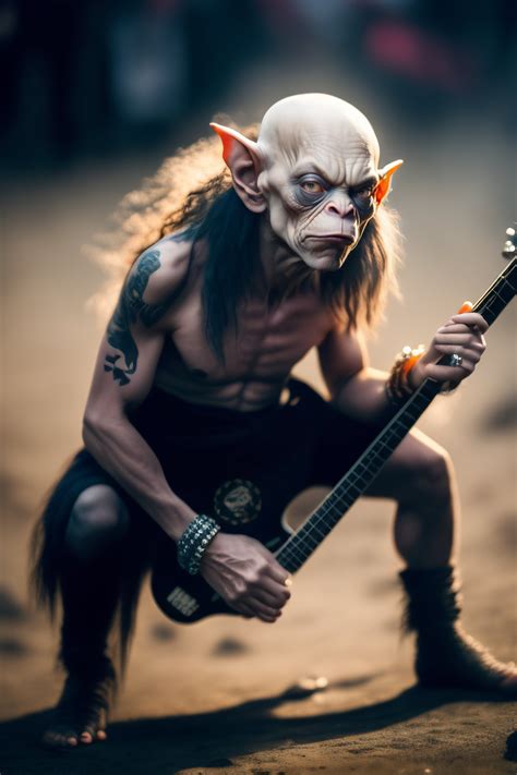 Lexica Gollum Playing In A Heavy Metal Band