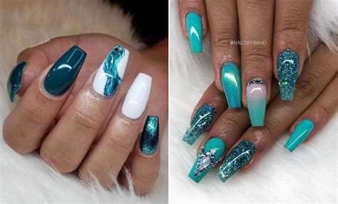 Teal Nail Designs Atelier Yuwa Ciao Jp