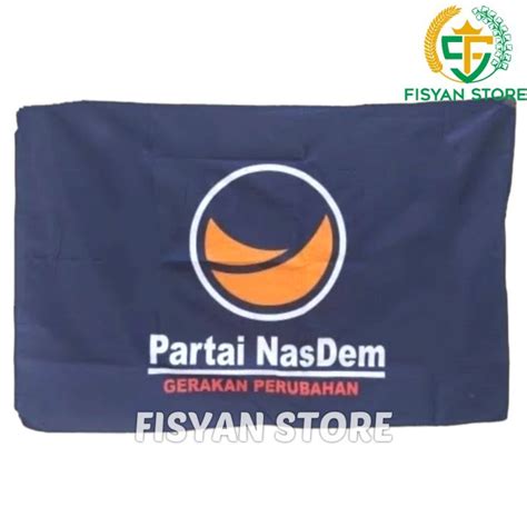 Jual Bendera Partai Nasional Demokrat Bendera Nasdem X M Shopee