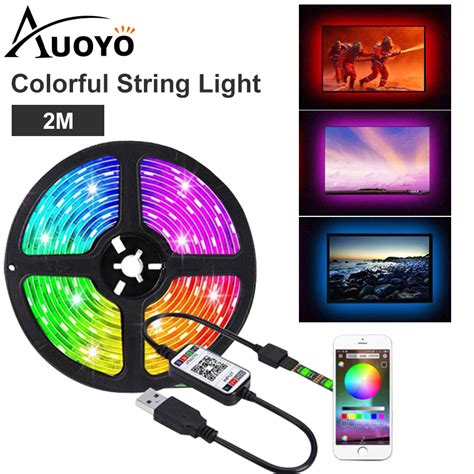 Auoyo Led Strip Lights Rgb Led Lights String Lighting Flexible