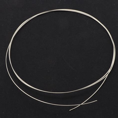 1m Round Soft 925 Sterling Silver Wire 20 Gauge 08mm Jewelry Making Coils Ebay