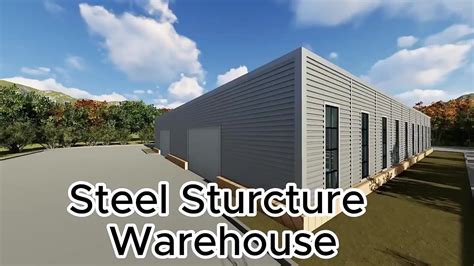 Prefabricated Steel Structures Commercial Warehouse Steel Metal