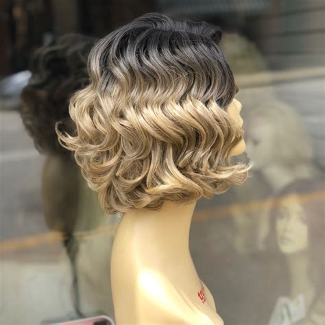 Accessories Ash Blonde Sidepart Lacefront Bob Short Curly Wig Poshmark