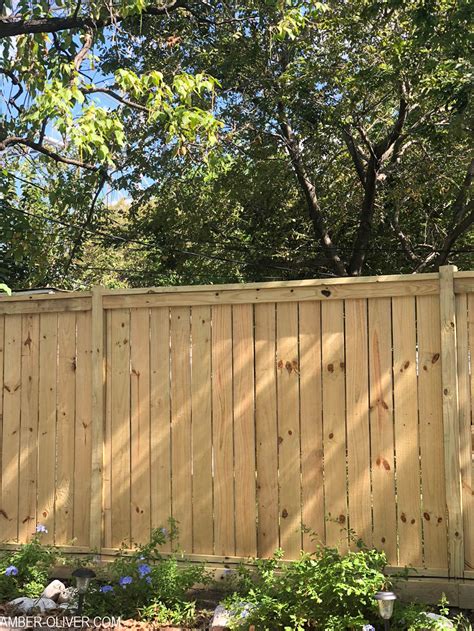 DIY Fence - How to Build a Fence | Amber Oliver