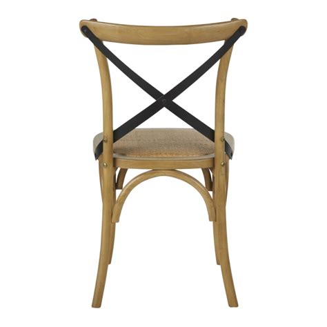 Chaise Bistrot En Bois De H Tre Et Bambou Tradition Maisons Du Monde