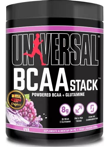 Suplemento En Polvo Universal Nutrition Bcaa Stack Amino Cido Sabor Uva