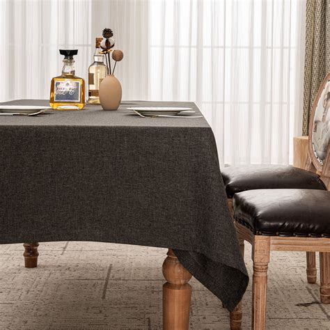 Balcony Falcon Rectangular Table Cloth Thin Linen Water Resistant