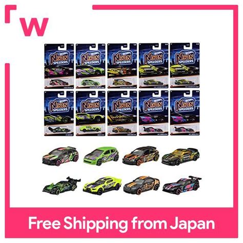 Mattel Hot Wheels Neon Speeders Assortment Box Of 1miniature Cars 3yrs 986A HLH72 Lazada PH