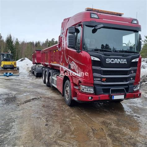 Scania R 590 XT 8X4 Dump Truck For Sale Finland Turku PE40232